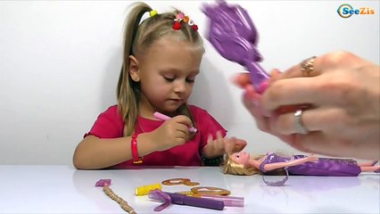 ✔ Doll Rapunzel. Новая Кукла от Ярославы. Видео для девочек - Disney Princess Rapunzel ✔