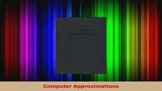 Download  Computer Approximations Ebook Free