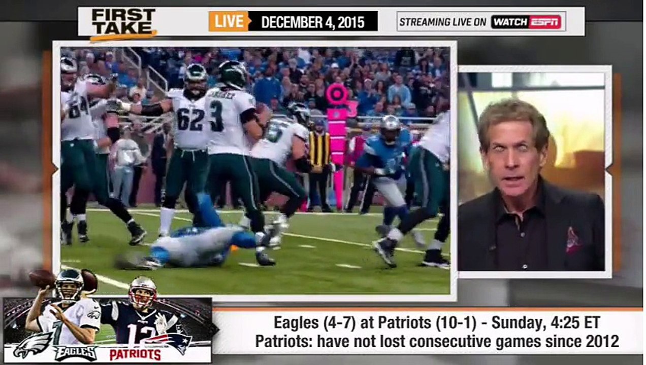 ESPN First Take - Can Tom Brady Lead the Patriots to beat Eagles