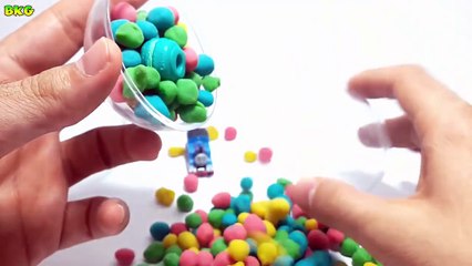 Play Doh Ball Surprise Eggs and Dippin Dots Frozen Peppa Pig Angry Birds Shopkins