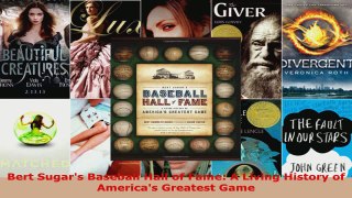 Read  Bert Sugars Baseball Hall of Fame A Living History of Americas Greatest Game PDF Free