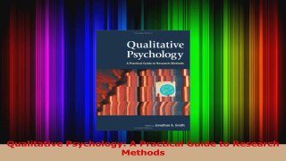 PDF Download  Qualitative Psychology A Practical Guide to Research Methods Read Online