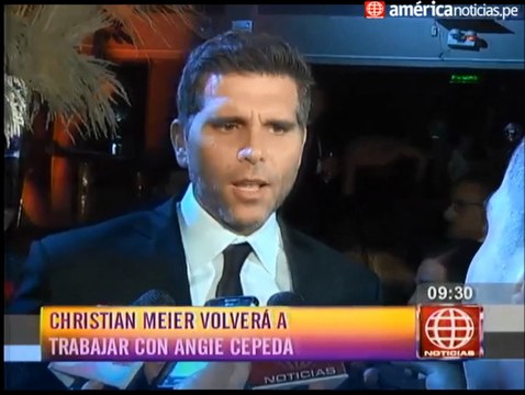 Nota: Christian Meier y Angie Cepeda volverían a trabajar juntos!