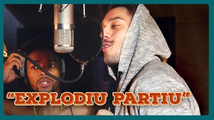 EXCLUSIVO: LUCAS LUCCO E NEGO DO BOREL NA GRAVAÇÃO DE  EXPLODIU PARTIU