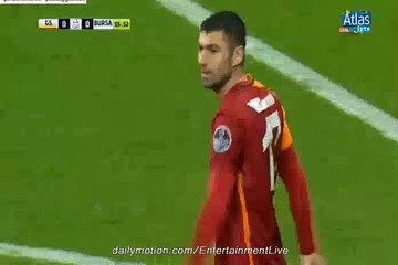 Burak Yilmaz Fantastic CHANCE Galatasaray 0-0 Bursa 4/12/2015HD