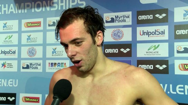 20151204 Gregorio PALTRINIERI Winner of Mens 1500m Freestyle
