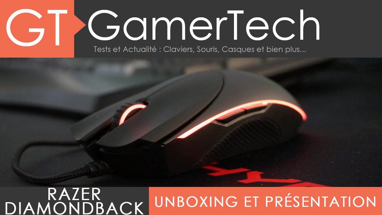 Razer Diamondback Chroma - Unboxing & Test [FR]