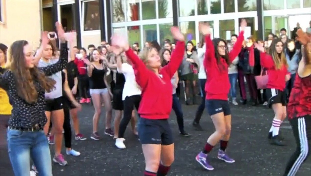 Téléthon et flash-mob au lycée d'Hirson