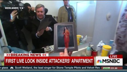 MSNBC's Live Tour of #SBShooting Killers' Apartment is Weirdest Thing Ever pt 4