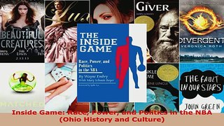 Read  Inside Game Race Power and Politics in the NBA Ohio History and Culture PDF Online