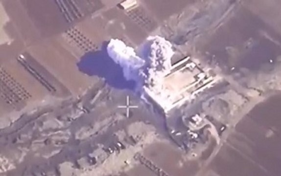 Авиаудар по базе подготовки боевиков «Джибгат ан-Нусра» в провинции АЛЕППО