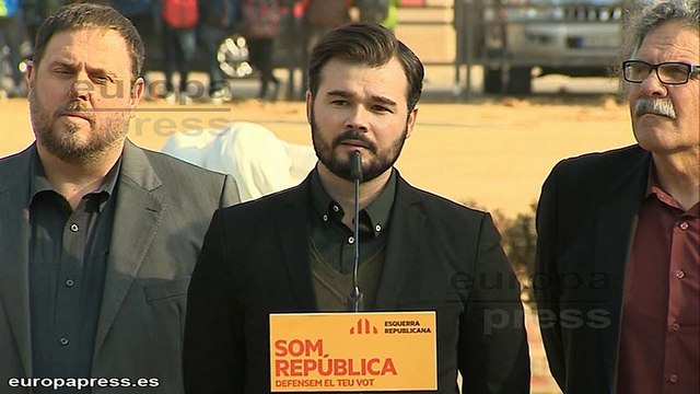 Rufián: Vamos a Madrid a defender nuestra mayoría absoluta
