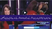 لائیو شو میں ریحام خان کی انتہائی شرمناک کسسنگ ویڈیو منظر عام