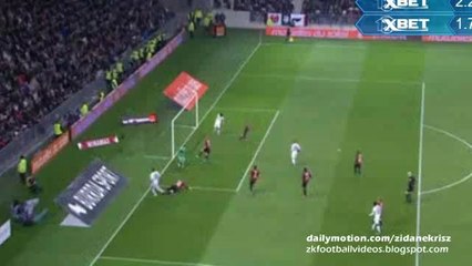 Edinson Cavani 0:1 Ibra Fantastic Assist | OGC Nice v. Paris Saint Germain 04.12.2015 HD