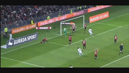 Edinson Cavani Goal - Nice 0-1 PSG  - 04-12-2015