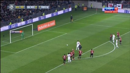 Zlatan Ibrahimović Penalty Goal - Nice vs Paris SG  0 - 2 2015