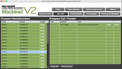 LOCAL NICHE AUTHORITY LEAD AND CALLING MACHINE SOFTWARE