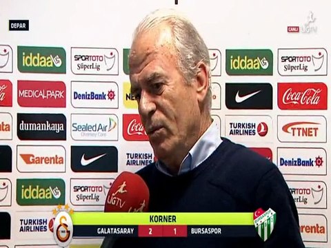 Galatasaray-Bursaspor 3-0 | Maç sonu Mustafa Denizli'nin açıklamaları (4 Aralık 2015)