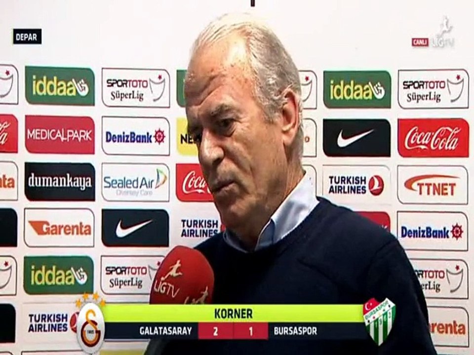 Galatasaray-Bursaspor 3-0 | Maç sonu Mustafa Denizli'nin açıklamaları (4 Aralık 2015)