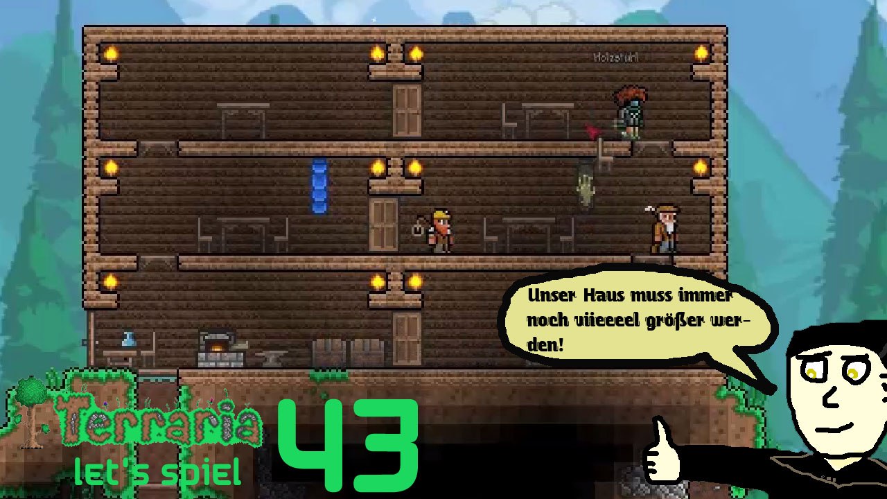 Terraria 'Let's Spiel' (Let's Play) 43: Hausausbau