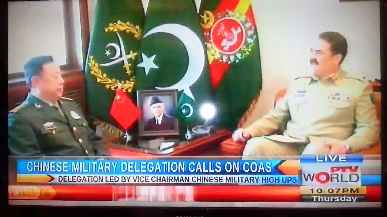 Chinese Gen. Fang's Visit to Pakistan Report for PTV World by Raza Khan