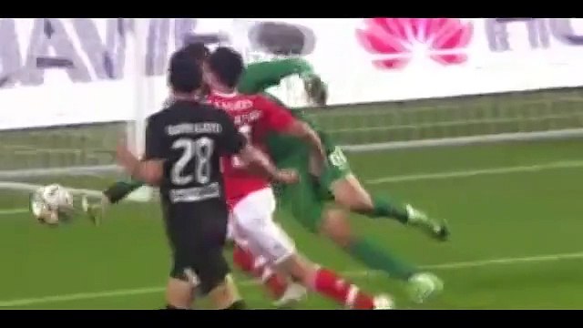 Jonas (Penalty) Goal - Benfica 1 - 0 Academica - 04_12_2015