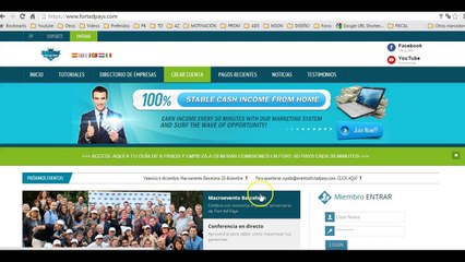 Informativo Fort Ad Pays 4 diciembre 2015 | Ingresos desde Casa