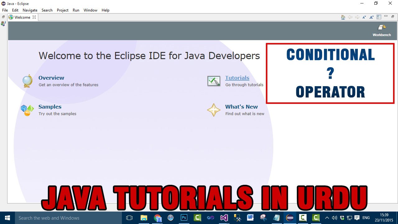 Java Tutorial In Urdu/Hindi - Conditional ? Operator
