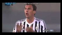 Mario Mandzukic Super Chance To Score - Lazio 0-2 Juventus - 4-12-2015