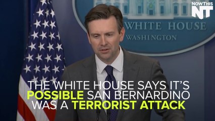 Download Video: White House On San Bernardino Shooting: Possibly An Act Of Terrorism