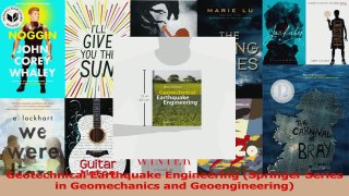 PDF Download  Geotechnical Earthquake Engineering Springer Series in Geomechanics and Geoengineering PDF Full Ebook