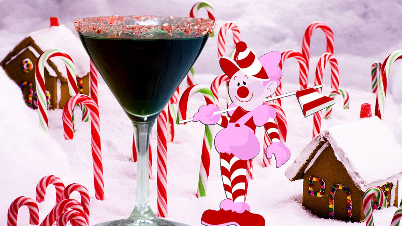 Candy Cane Martini, Let The Yuletide Flow