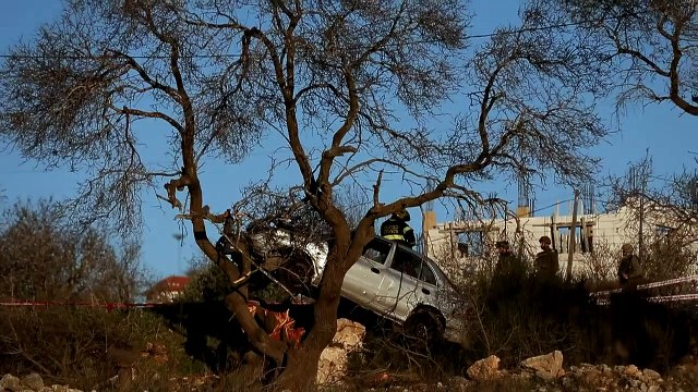 Army: Palestinian driver rams Israeli soldiers, shot dead
