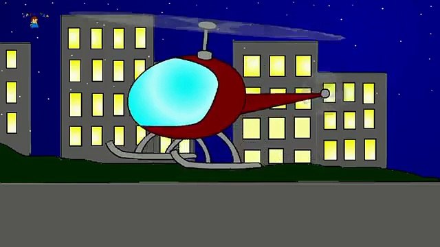 Eğitici çizgi film - Boyama kitabı - Helikopter ve uçak