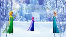The Finger Family Frozen Elsa the Snow Queen Family Cartoon Animation Nursery Rhymes Anna