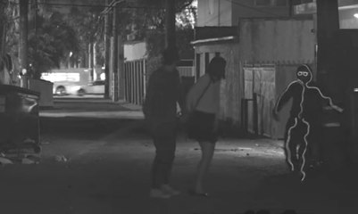 PRANK: Meeting a Stick Figure In A Dark Alley