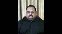 QET Altaf Hussain Message of Condolence to The family of Nadeem Ahmed Shaheed 04-12-15