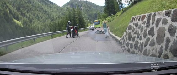 Motorcycle crash dash cam