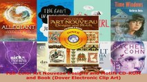 Read  FullColor Art Nouveau Designs and Motifs CDROM and Book Dover Electronic Clip Art PDF Free