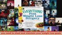 Download  The Everything Post Weight Loss Surgery Cookbook All you need to meet and maintain your Ebook Free