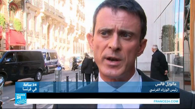 الرئيس الفرنسي فرانسوا هولاند يزور حاملة الطائرات شارل ديغول