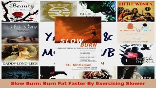 Read  Slow Burn Burn Fat Faster By Exercising Slower PDF Online
