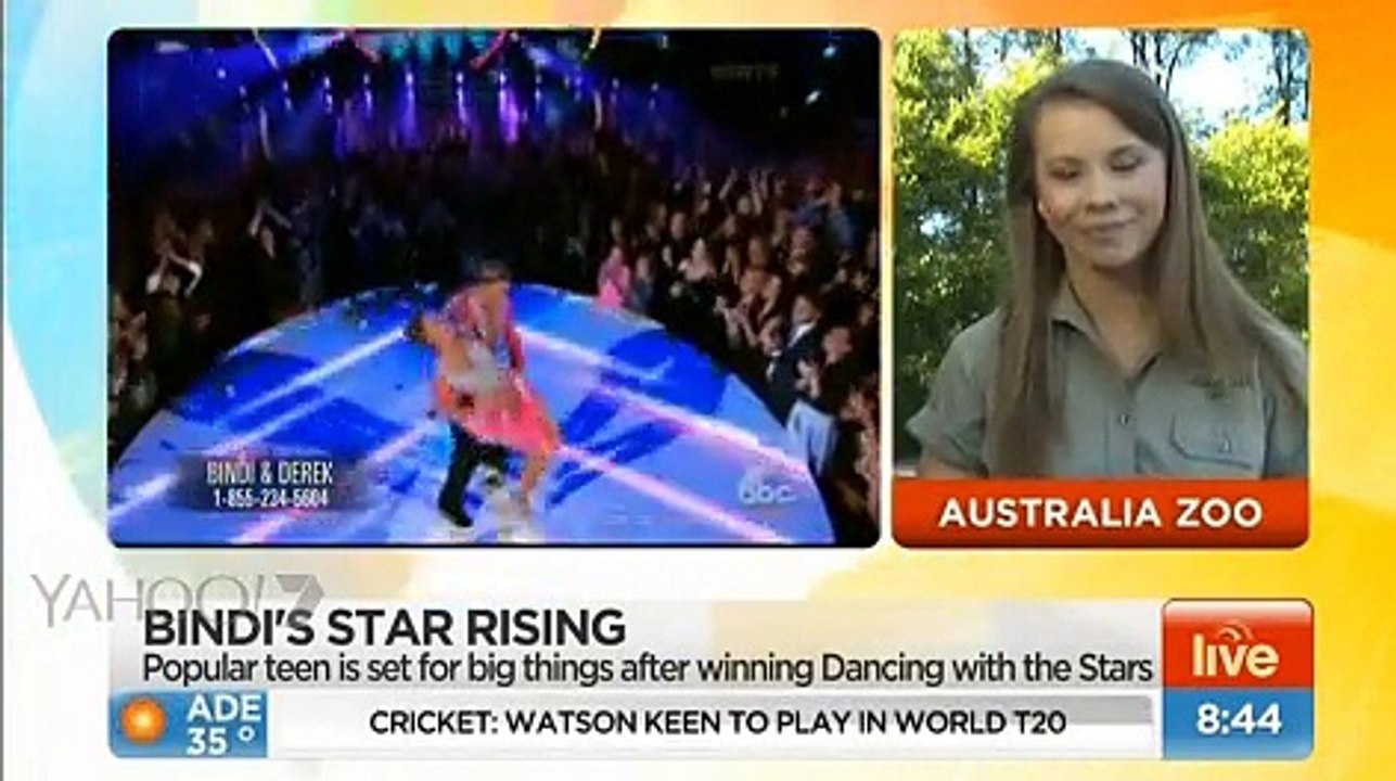Bindi on Sunrise 120415