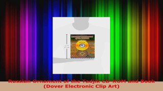 Read  Russian Ornament of the Tadjik CDROM and Book Dover Electronic Clip Art PDF Free