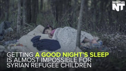 Harrowing Images Show Where Syrian Refugee Children Sleep