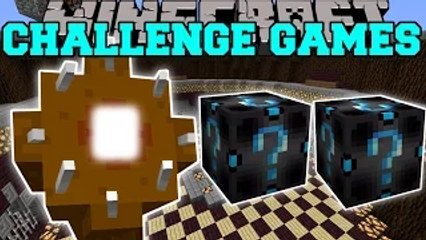 PopularMMOs Minecraft: GIANT WORM CHALLENGE GAMES - Pat and Jen Lucky Block Mod