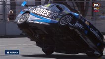 McAdam Almost Flips 2015 Dunlop V8 Supercars Sydney Qualifying