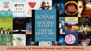 Download  A Dictionary of Jewish Names and Their History Ebook Free