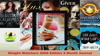 Read  Weight Watchers 2009 Edition 3 Month Journal EBooks Online