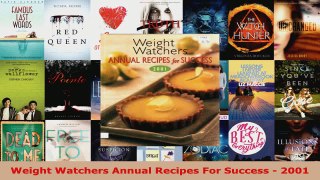 Read  Weight Watchers Annual Recipes For Success  2001 Ebook Free